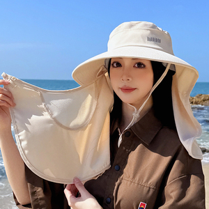 Chapeau de soleil à large bord pour femme UPF50+ avec visière amovible, chapeau de pêche respirant et rafraîchissant pour la randonnée et la protection du <span class=keywords><strong>jardin</strong></span> - Product Image 3