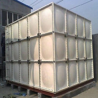 Réservoir d'eau de 75 000 L pour élevage avicole et aquacole, démontable, transport, grand volume, réservoir d'eau en FRP