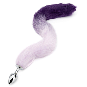 Jouets sexuels BDSM pour adultes, SM, jeu sexy avec <span class=keywords><strong>queue</strong></span> <span class=keywords><strong>de</strong></span> renard, <span class=keywords><strong>plug</strong></span> anal <span class=keywords><strong>de</strong></span> petite taille en métal avec <span class=keywords><strong>queue</strong></span> <span class=keywords><strong>de</strong></span> renard pour femme - Product Image 2
