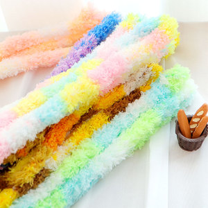 Nettoyants pour tuyaux géants en peluche arc-en-ciel, fournitures d'artisanat, nettoyants pour tuyaux multicolores, fournitures d'artisanat pour projets créatifs DIY - Product Image 4