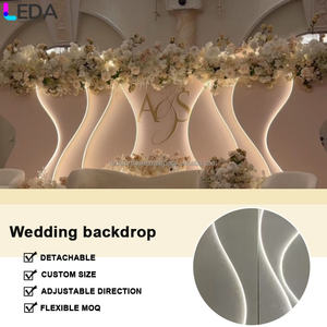 ฉากยึด Leda สำหรับงานแต่งงานทำจากพีวีซีอะคริลิค - Product Image 2