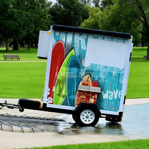 Carro de servicio comercial moderno, camión móvil, furgoneta refrigerada para alimentos, semirremolque con congelador - Product Image 2