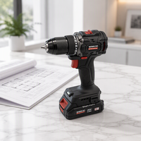 Nouvelle perceuse à percussion sans fil 20V professionnelle, capacité de perçage maximale 70N.m, moteur sans balais, lumière intégrée