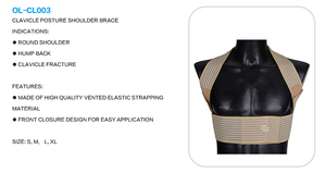 OL-CL003 professionale per la spalla della clavicola supporto per la postura del correttore della schiena - Product Image 4