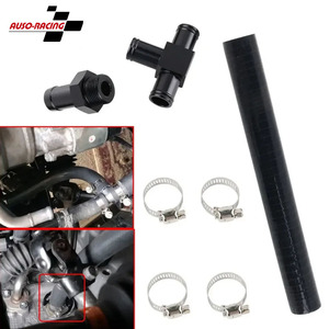 ชุดท่อหล่อเย็น Auso-Racing สำหรับ Subaru WrX Sti Lgt Fxt Ej20 Ej25 ซิลิโคนสีดำ 1 ชิ้น พร้อมแคลมป์ - Product Image 1