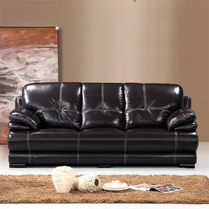 Высокое качество гостиная мебель кожаный диван, гостиная Мода кожаный диван