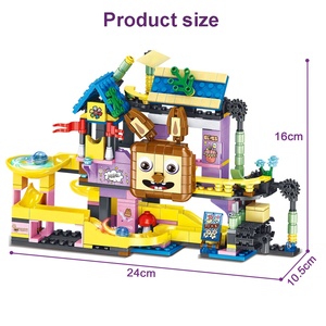 405 pièces marbre course parc d'attractions blocs de construction ensemble tige bricolage assemblage labyrinthe piste rouleau balle briques Construction bâtiment <span class=keywords><strong>jouet</strong></span> - Product Image 5