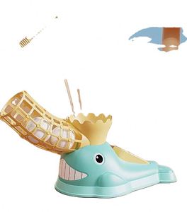 Juego de Entrenamiento de Béisbol para Niños, de Plástico Resistente, con Lanzamiento Automático a Pedal, para Zurdos y Diestros, Juguete para Interiores/Exteriores - Product Image 1