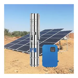 Handuro-bomba de agua Solar de gran flujo, sistema de bombas de pozo profundo de buena calidad