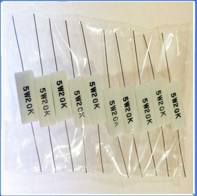 Résistances Ciment 10W - Lot De 10 Pièces Précision ±5% Pour Circuits électroniques