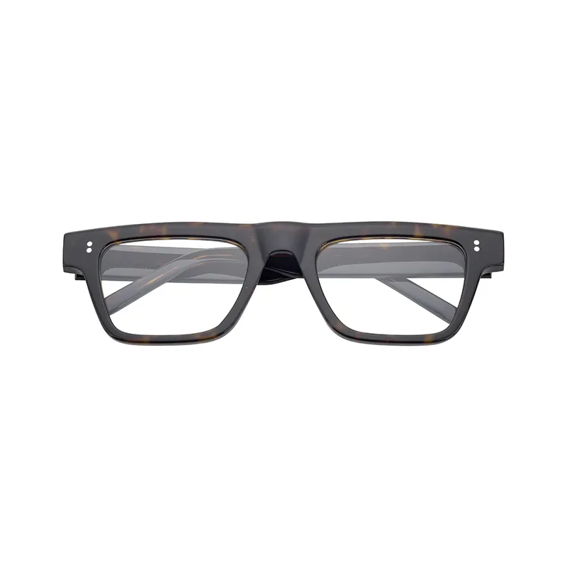 Grosir kacamata optik kacamata bingkai asetat tebal Pria Wanita Logo kustom klasik Vintage kualitas tinggi