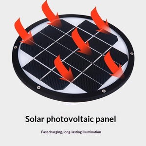 Lámpara Solar LED Cuadrada de 12W para Exteriores, Resistente al Agua (IP65), Regulable, para Patio y Pared Exterior, Suministro Transfronterizo - Product Image 5