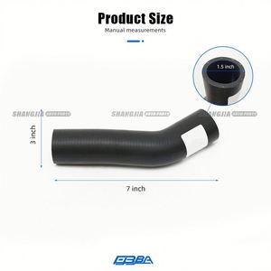 Pour Ferrari 488 GTB Pista tuyau en caoutchouc de liquide de refroidissement remplacement arrière OEM B313344 313343 tuyau en Silicone véritable pour radiateur - Product Image 5