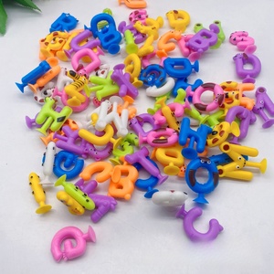 Jouets sensoriels à eau Fidget 26 pièces pour les tout-petits Alphabet éducatif et jouet animal avec 45-50mm TPR ventouse ventouses nouveauté Gag - Product Image 5