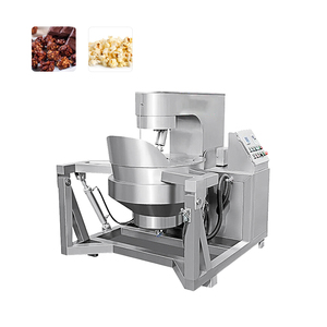 Machine à Popcorn Industrielle Automatique Professionnelle Grande Capacité, Électrique ou à Gaz, pour Popcorn Sucré Aromatisé et Caramel - Product Image 4