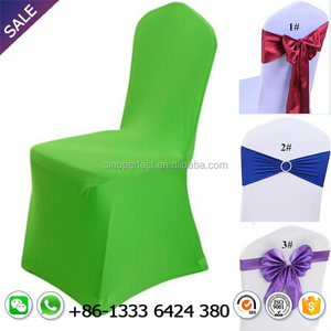 Housse de chaise en spandex élastique blanc bon marché pour hôtel, banquet, mariage, vente en gros - Product Image 2