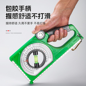Instrument de mesure d'angle magnétique Niu Xiang 250 mm avec niveau à bulle pour usage en ingénierie - Product Image 1