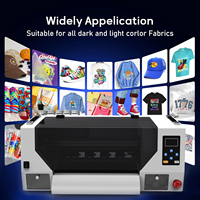 Impresora Plana DTF KECAI Automática de Escritorio con Doble Cabezal de Impresión XP600 A3 de 30CM para Camisetas y Ropa, Nueva con 1 Año de Garantía
