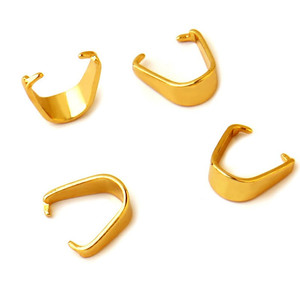 Fermoirs en acier inoxydable or rose, attaches pour breloques, boucles graines <span class=keywords><strong>de</strong></span> <span class=keywords><strong>melon</strong></span>, connecteurs <span class=keywords><strong>de</strong></span> pendentifs pour colliers DIY, composants <span class=keywords><strong>de</strong></span> bijoux - Product Image 4
