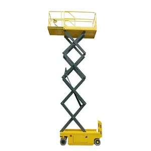 Full Electric 6-12m Self Driven Propelled Mobile Stacker Platform Hoist Load Lifter Scissor Lift Table