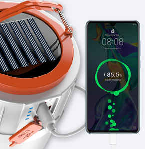 Ngoài trời năng lượng mặt trời Lều ánh sáng <span class=keywords><strong>USB</strong></span> sạc LED Cắm trại ánh sáng hộ gia đình di động cúp điện khẩn cấp ánh sáng bóng đèn - Product Image 5