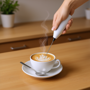 Espumador de leche, paquete de 6 espumadores de mano de acero inoxidable para café, té, latte art - Product Image 3