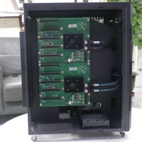 Chassis Server Workstation 10-GPU, Mendukung A100 170HX 5090 4090 3090 3080, untuk Rendering, AI, dan Pelatihan Deep Learning