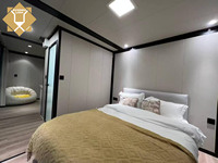 Kit de maison conteneur modulaire extensible et respirant Suzhou Lion avec panneau solaire pour villa, hôtel, usage extérieur, design moderne 1
