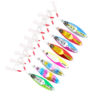 WHYY Nouveauté <span class=keywords><strong>2022</strong></span> <span class=keywords><strong>Leurre</strong></span> de pêche en métal en forme de poisson 15g-60g pour Morue, Carpe, Luciole, Brochet, Pêche en eau salée et Tilapia, Utilisation en rivière - Product Image 1