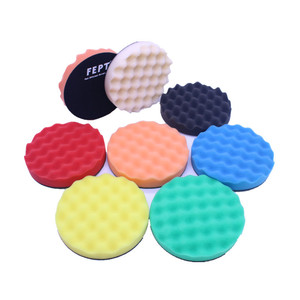 Weiyuan 6-Inch <b>Foam</b> Polishing <b>Pad</b> Soft T60 Disc Non-Abrasive Car Polishing Sponge <b>Pad</b> With Back Fleece - Product Image 4