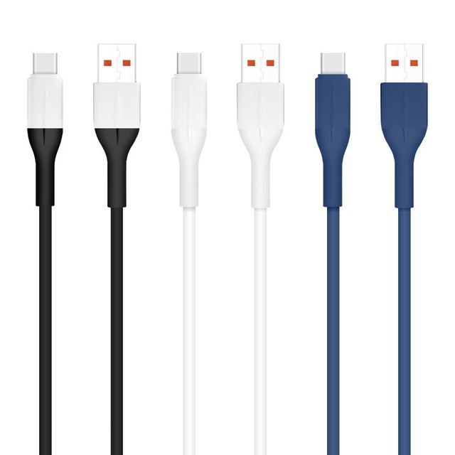 Hot Selling Wholesale Data Cable Multi-Color 3-in-1 Phone Charging Cable Suitable for Apple Devices Home Office