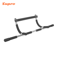 Barre de traction et de dips réglable à plusieurs niveaux Supro pour cadre de porte – S'adapte parfaitement aux encadrements de porte larges et étroits