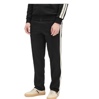 Pantalon de survêtement décontracté pour homme, chaud pour l'hiver, taille mi-haute, coupe ample en toile, respirant et écologique