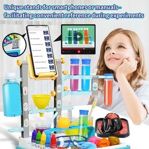 68 expériences de laboratoire kits scientifiques enfants STEM activités éducatives découverte <span class=keywords><strong>scientifique</strong></span> jouet projet de bricolage ensemble d'expériences de chimie - Product Image 5