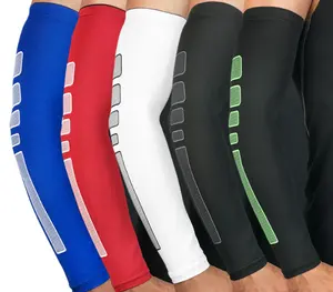 Mangas de Brazo de Compresión Transpirable, Protección Solar UV en Blanco, Unisex, Adulto, Niño, Pesca, Ciclismo, Fútbol, Baloncesto, Juegos, Deportes