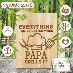 Tagliere Personalizzato in Legno e Bambù, Set Regalo con Utensili per Salumi e Formaggi - Product Image 3