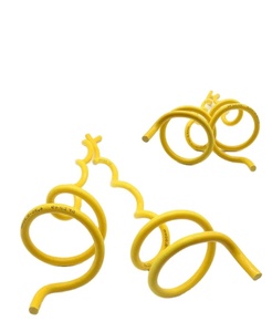 Espiral Anticolisión para Aves de PVC, Amarillo y Gris, para Cable de Alimentación Aéreo OPGW ADSS y Cable de Tierra - Product Image 4