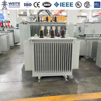 Transformateur immergé dans l'huile MV&HV 50KVA 400KVA 2500KVA 2000KVA 3150KVA 50Hz Entièrement scellé 110V/220V Triphasé Fourniture d'usine