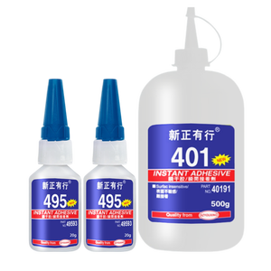 Thương Mại Toàn Cầu Keo 401/406/495 Trong Suốt Không Mùi Không Độc Hại Cho Thiết Bị Y Tế Điện Tử Lắp Ráp Siêu Keo - Product Image 1