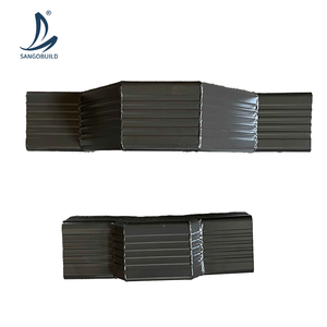 Tuyau de drainage carré en alliage d'aluminium pour villa, gouttière extérieure pour eau de pluie, prix de gros - Product Image 4