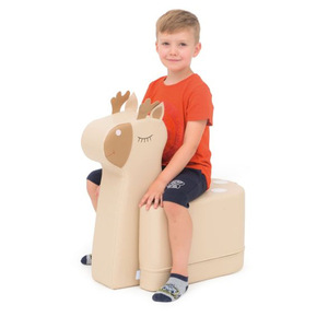 Canapé pliable en mousse pour enfants, siège de jeu pour nourrissons, chaise d'apprentissage, tabouret combiné compressible - Product Image 2