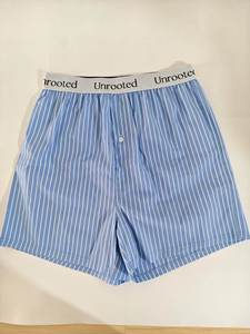 Calzoncillos Boxer para Hombre CELINNE, de Algodón a Rayas, Transpirables, de Cintura Media, con Logotipo en la Cintura - Product Image 2
