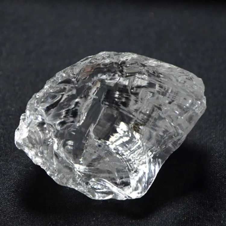 Limpididade natural transparente branco cristal de quartzo cristais áspero pedra para decoração