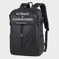 Sac à dos de grande capacité personnalisable en stock, sac à dos décontracté pour ordinateur portable, sac d'école, sac à dos d'affaires pour hommes, sac à dos de sport pour ordinateur