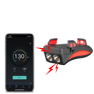4合1自行车灯夜骑USB可充电LED自行车前灯带喇叭 - Product Image 5