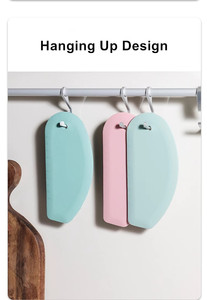 Outil de coupe-pâte de cuisine multi-usages Grattoir pour <span class=keywords><strong>bol</strong></span> à pâtisserie et banc Grattoir alimentaire pour pâte à pain Pâte à gâteau Fondant Glaçage - Product Image 5
