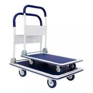 รถเข็นสี่ล้อเหล็กแบบปรับแต่งได้แพลตฟอร์มแบบพับได้รื้อรถตลาดถนนสำหรับงานหนัก - Product Image 5