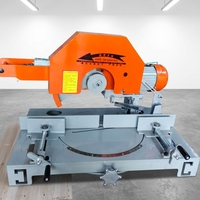 Nouvelle machine à scier les barres d'acier à froid AJZN à angle de 45 degrés, moteur 3kW 380V, haute précision, 170kg, lame de 455mm, haute capacité de coupe