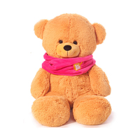 Boneka Beruang Bordir Super Lembut dari Bahan PP Cotton, Pesanan Minimum Kecil Diterima, untuk Pernikahan, Ulang Tahun, Mainan Hewan Isi Dakron dengan Warna Kustom