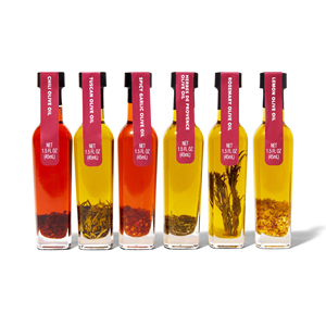 Set de Regalo de Aceite de Oliva Orgánico Premium Prensado en Frío con Infusión de Especias, 6 Variedades con Infusión de Hierbas para Sazonar - Product Image 4